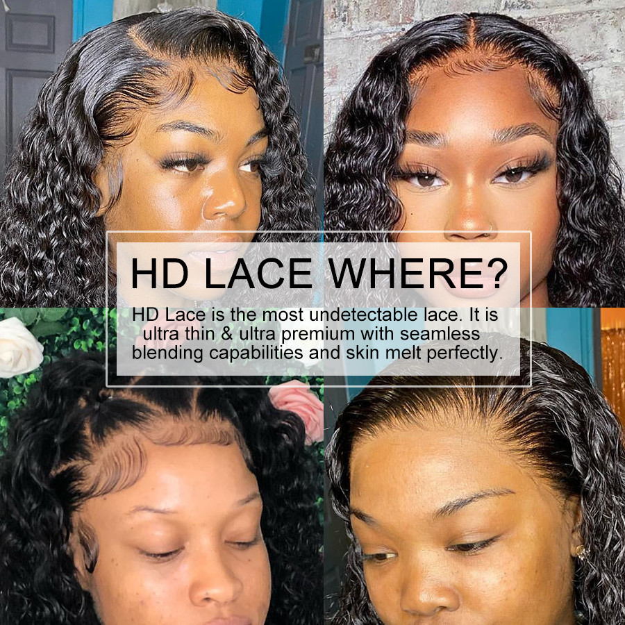 250% 13X4 HD Transparent Lace  - đánh giá và giá Hd Lace Frontal Wig Human Hair Pre Plucked