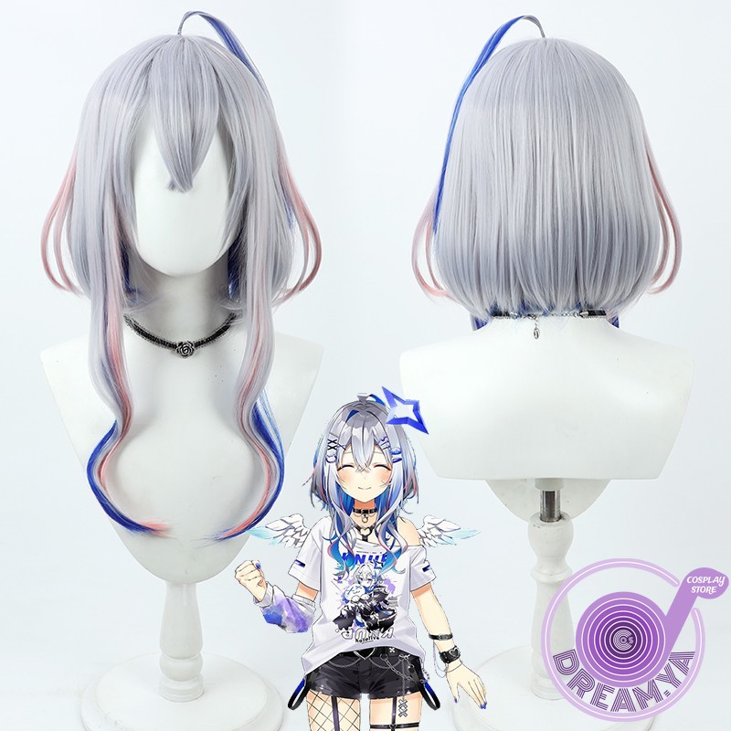 Amane Kanata Cosplay Wig Vtube - đánh giá và giá Synthetic Wigs