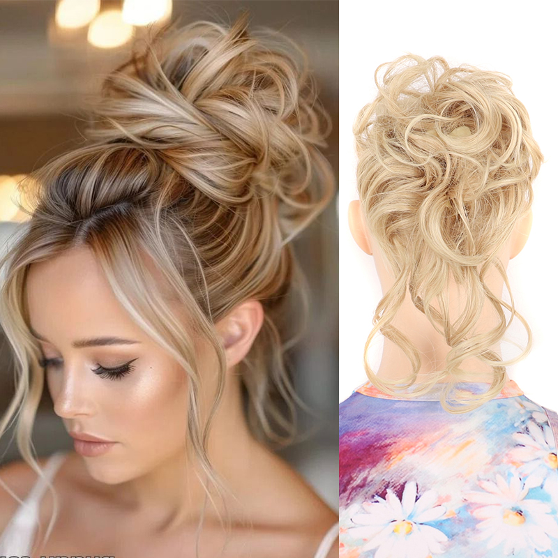 Messy Hair Bun Hair pieces for - đánh giá và giá Claw Clip Messy Bun Hair Piece