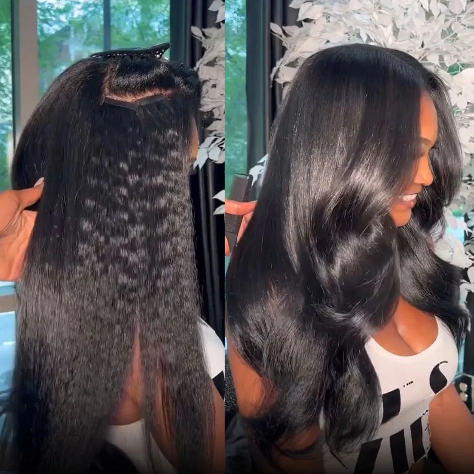 Kinky Straight Tape in Hair Ex - đánh giá và giá Invisible Tape In Extensions Real Hair
