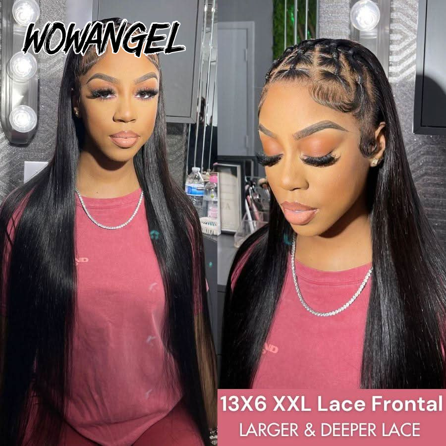 WOWANGEL Straight Lace Front W - đánh giá và giá Hd Lace Frontal Wig Human Hair Pre Plucked