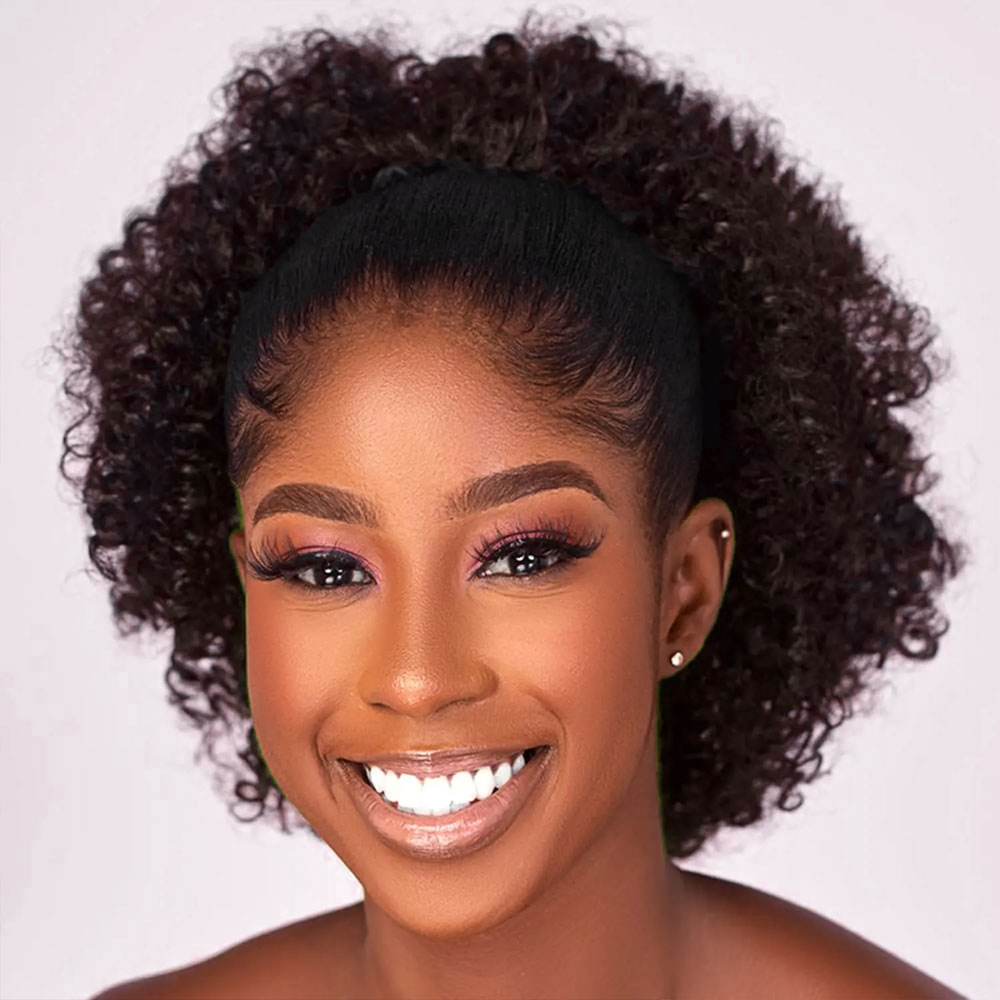 Afro Puff Kinky Curly Drawstri - đánh giá và giá Drawstring Afro Curly Puff Ponytail