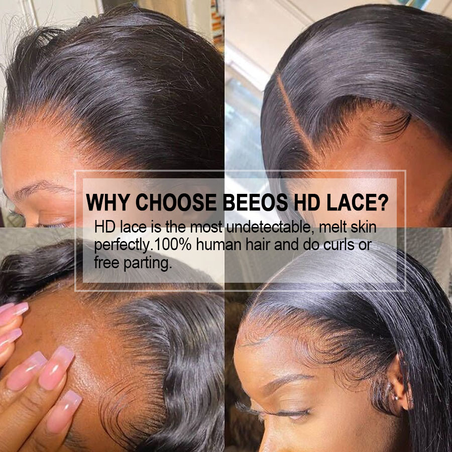 250% 13x4 HD Transparent Lace  - đánh giá và giá Hd Lace Frontal Wig Human Hair Pre Plucked