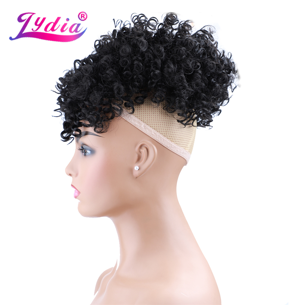 Lydia Dây Rút Tổng Hợp Cao Puf - đánh giá và giá Drawstring Afro Curly Puff Ponytail